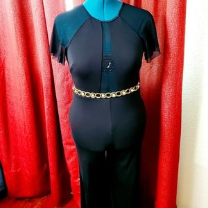 *Caribbean Queen* black jumpsuit